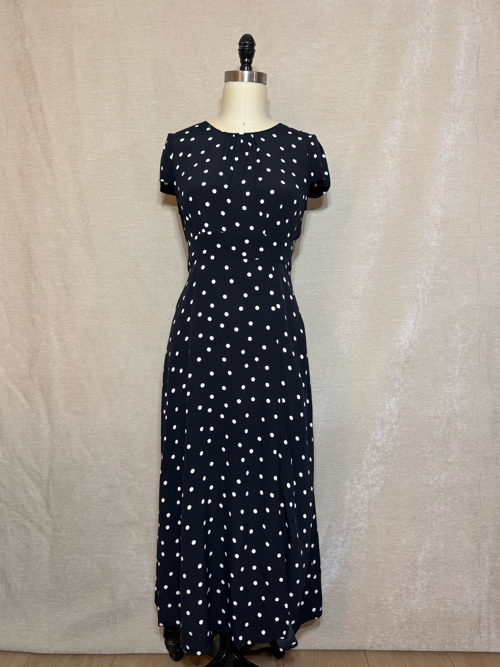 & Other Stories Midi Polka Dot Dress - Size 6